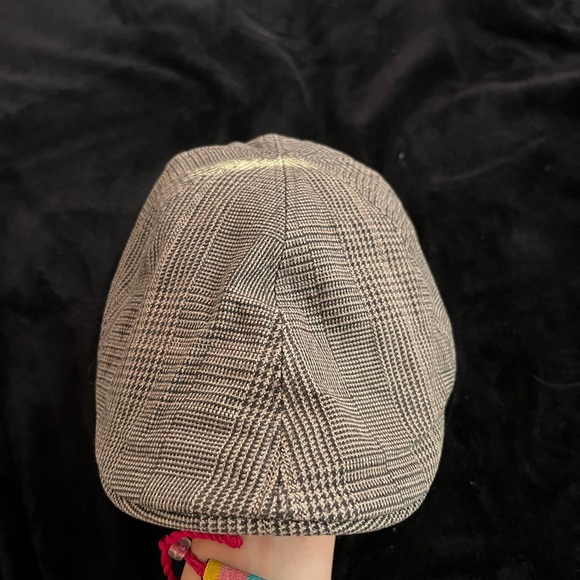 Stylish Gray Houndstooth Men's Hat - Picture 1 of 2